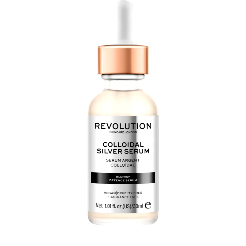 Revolution Skincare Revolution Skincare Colloidal Silver Serum καταπραϋντικός ορός για προβληματική επιδερμίδα, ακμή 30 ml