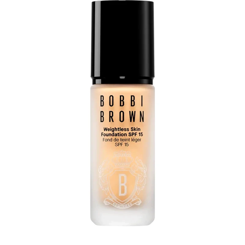 Bobbi Brown Bobbi Brown Weightless Skin Foundation SPF 15 Mini μακράς διαρκείας ματ μεικ απ με ενυδατικό αποτέλεσμα απόχρωση Warm Natural 13 ml