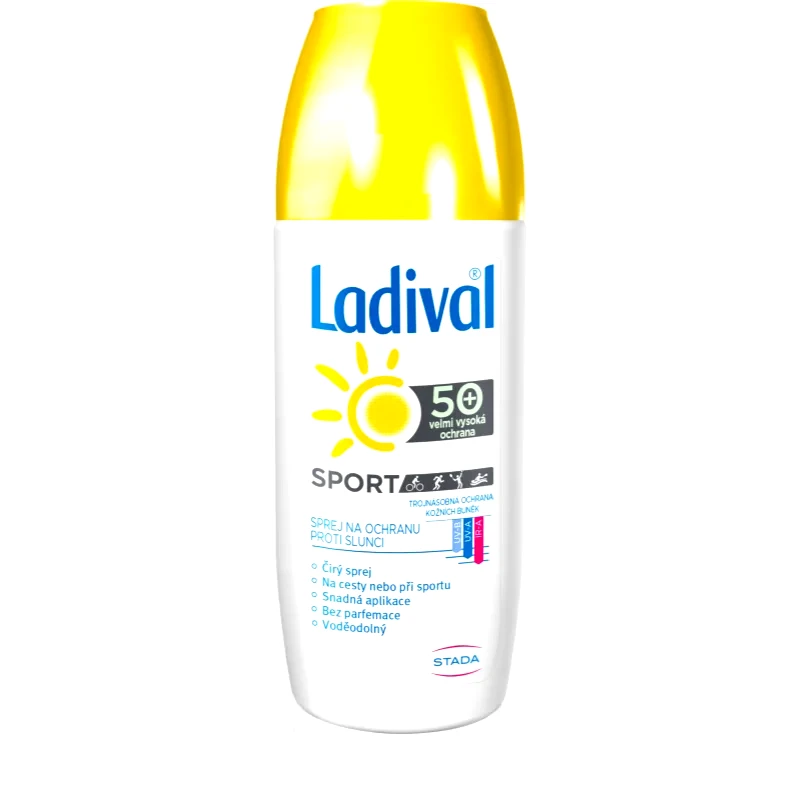 Ladival Ladival Sport διαφανές προστατευτικό σπρέι για αθλητές SPF 50+ 150 ml
