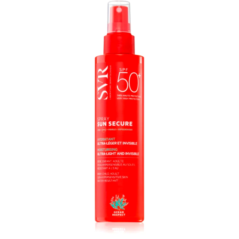SVR SVR Sun Secure αντηλιακό γάλα σε σπρέι SPF 50+ 200 ml