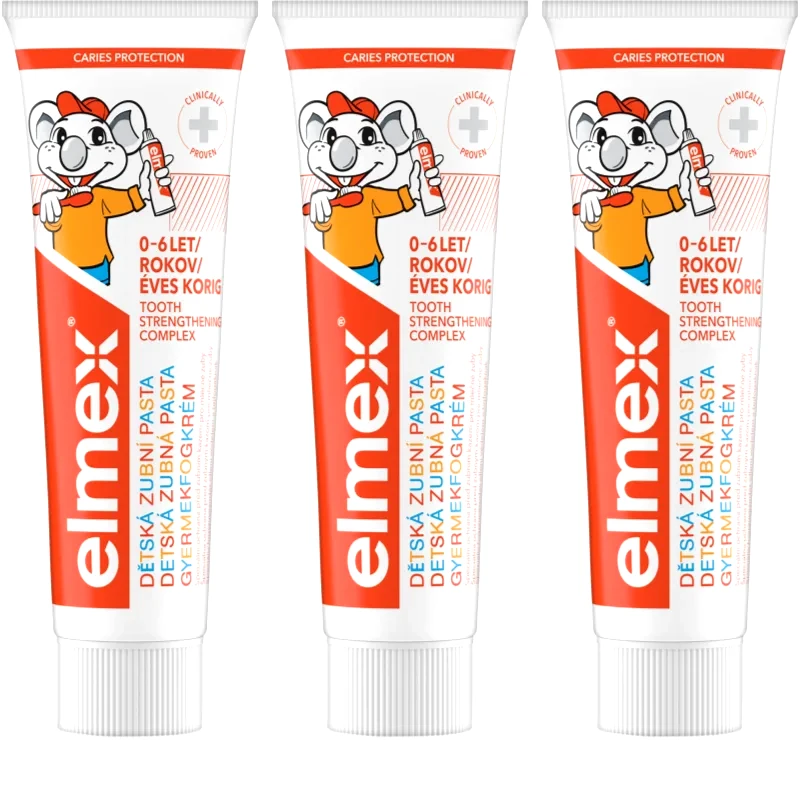 Elmex Elmex Caries Protection Kids οδοντόκρεμα για παιδιά 3 x 50 ml