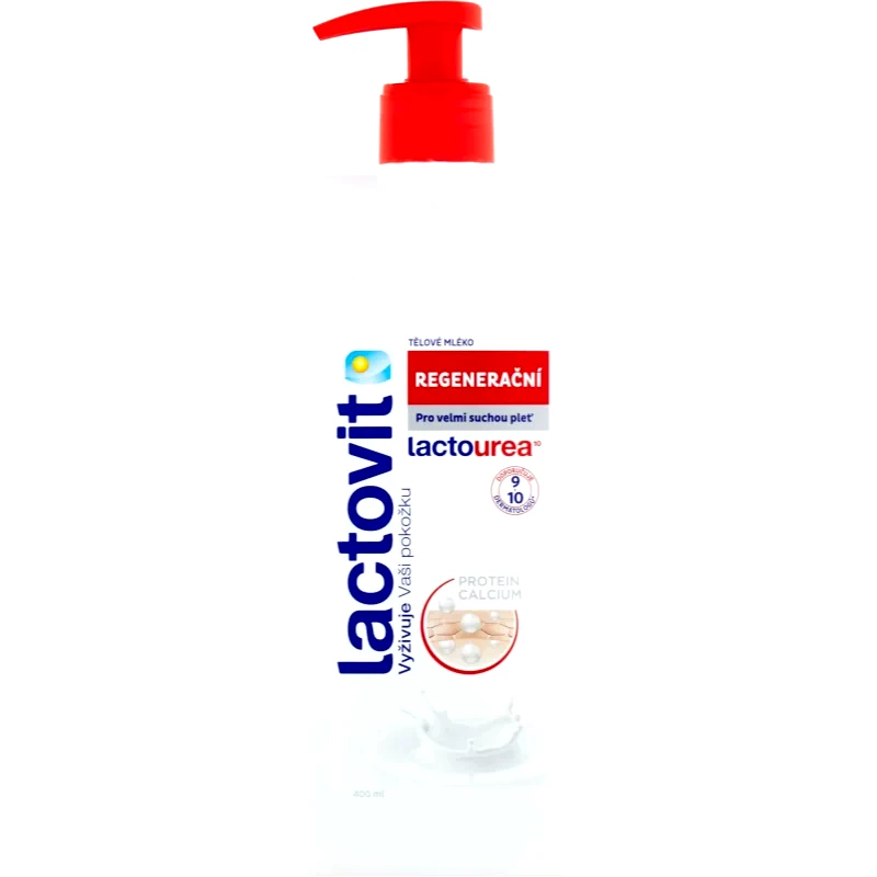 Lactovit Lactovit LactoUrea αναγεννητικό γάλα για το σώμα με αντλία 400 ml