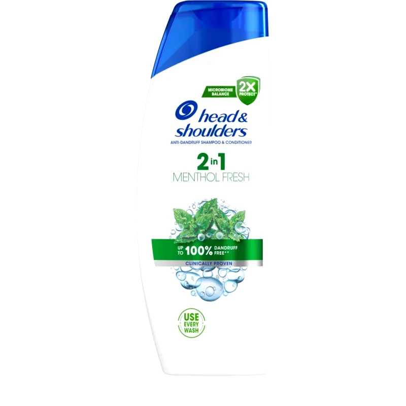 Head & Shoulders Head & Shoulders Menthol Fresh 2in1 σαμπουάν και κοντίσιονερ 2 σε 1 κατά της πιτυρίδας 625 ml