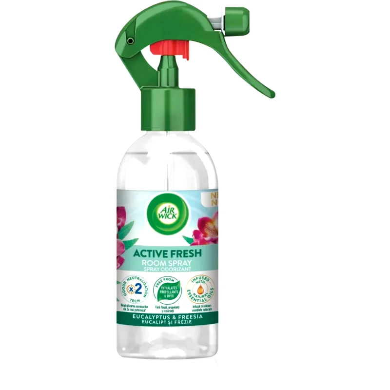 Air Wick Air Wick Active Fresh Spray Eucalyptus & Freesia σπρέι δωματίου 237 ml
