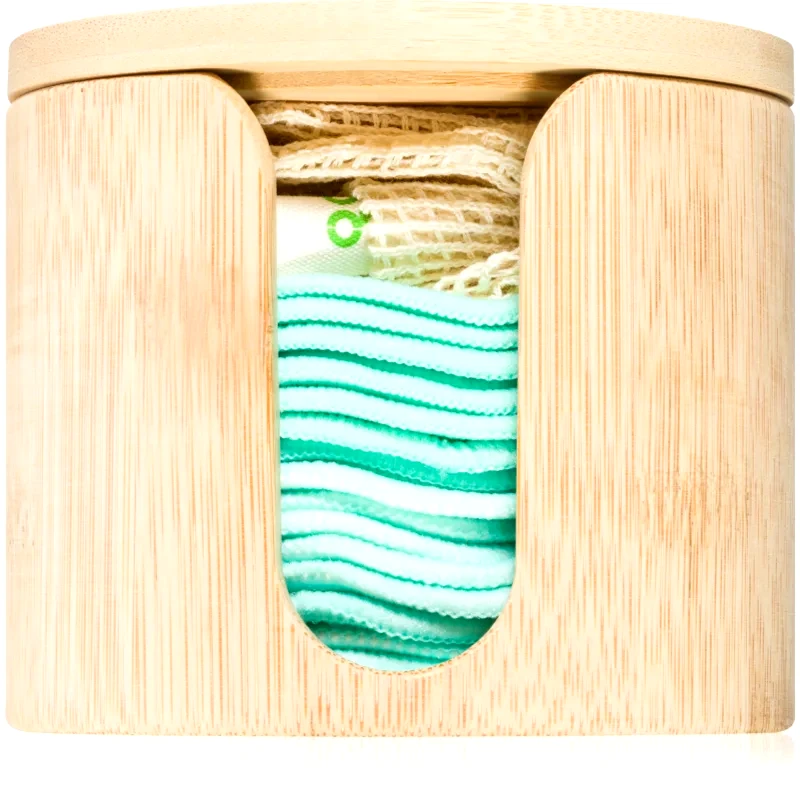 Pandoo Pandoo Make-up Remover Pads Washable & Reusable πλενόμενοι δίσκοι ντεμακιγιάζ with storage box 18 τμχ