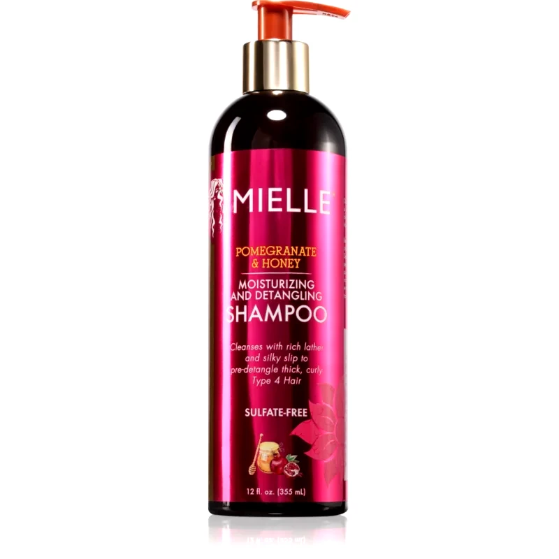Mielle Mielle Pomegranate & Honey ενυδατικό σαμπουάν για σπαστά και σγουρά μαλλιά 355 ml