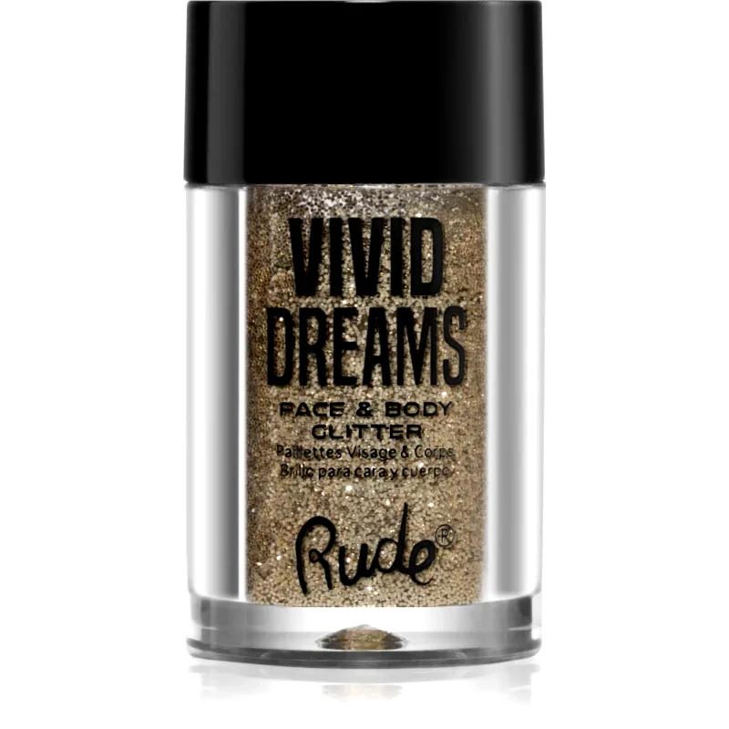 Rude Cosmetics Rude Cosmetics Vivid Dreams Γκλίτερ για το σώμα και το πρόσωπο απόχρωση Visionary 2.7 γρ