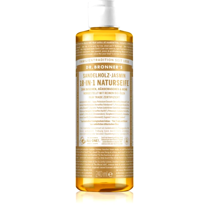 Dr. Bronner’s Dr. Bronner’s Sandalwood & Jasmine υγρό σαπούνι γενικής χρήσης 240 ml