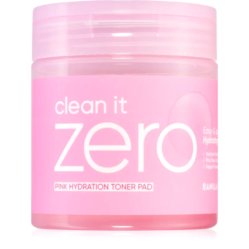 Banila Co. Banila Co. clean it zero Pink Hydration Toner Pad επιθέματα τόνωσης με ενυδατικό αποτέλεσμα 70 τμχ