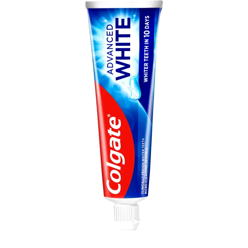 Colgate Colgate Advanced White λευκαντική οδοντόκρεμα κατά των λεκέδων στο σμάλτο των δοντιών 125 ml