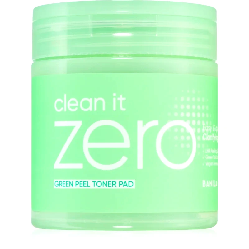 Banila Co. Banila Co. clean it zero Green Peel Toner Pad απολεπιστικά ταμπόν προσώπου για λιπαρή και προβληματική επιδερμίδα 70 τμχ