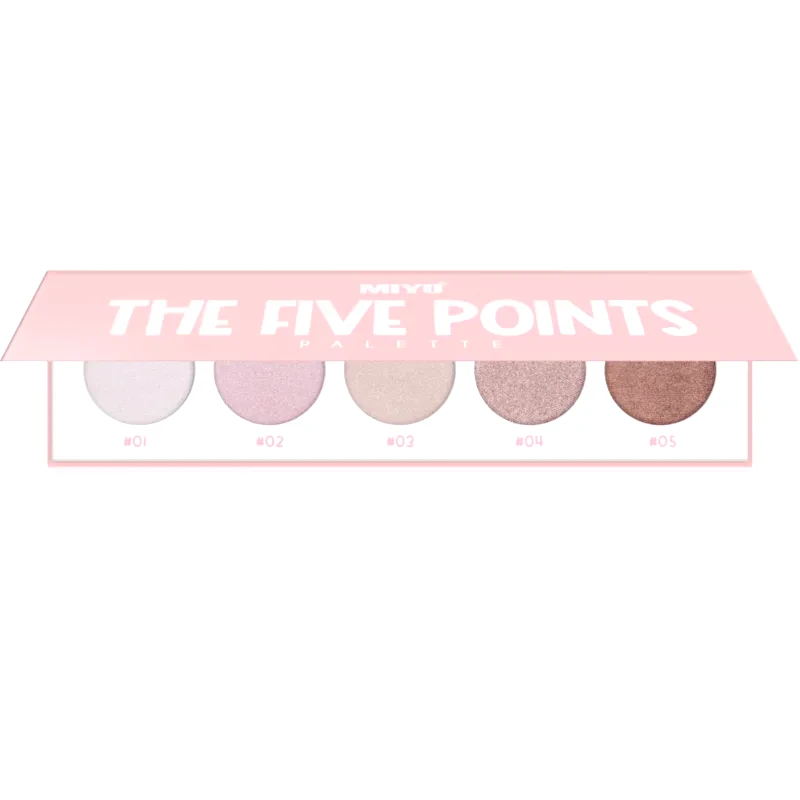 Miyo Miyo Eyeshadow The five points Παλέτα σκιών για τα μάτια απόχρωση 08 Very me 1 τμχ