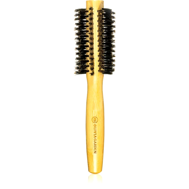 Olivia Garden Olivia Garden Bamboo Touch στρογγυλή βούρτσα για τα μαλλιά με τρίχες αγριογούρουνου διάμετρος 20 mm