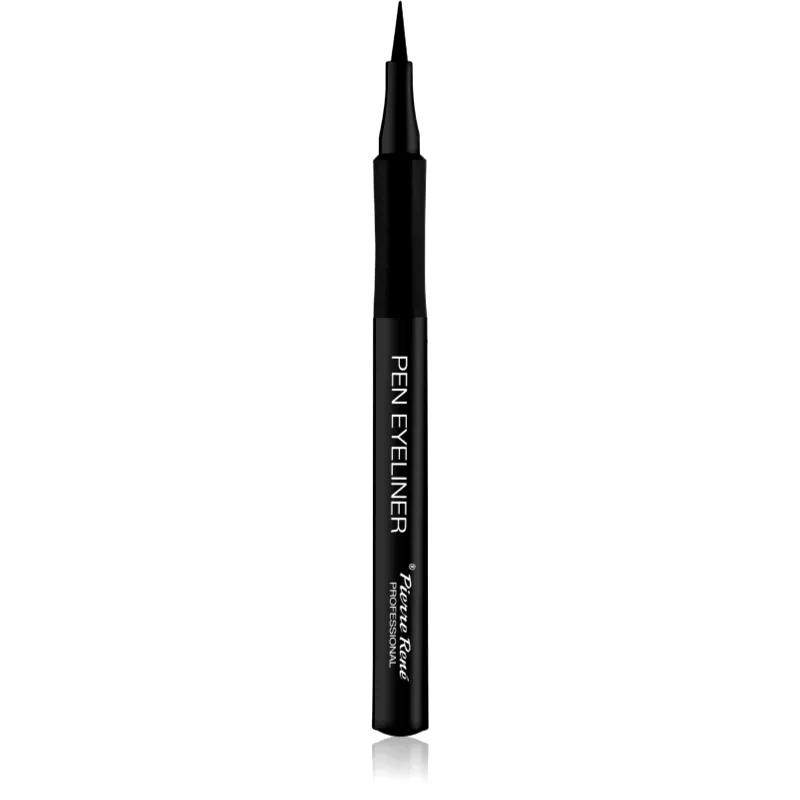 Pierre René Pierre René Eyes Eyeliner αδιάβροχο λάινερ ματιών με πινέλο απόχρωση 01 Black 1 ml