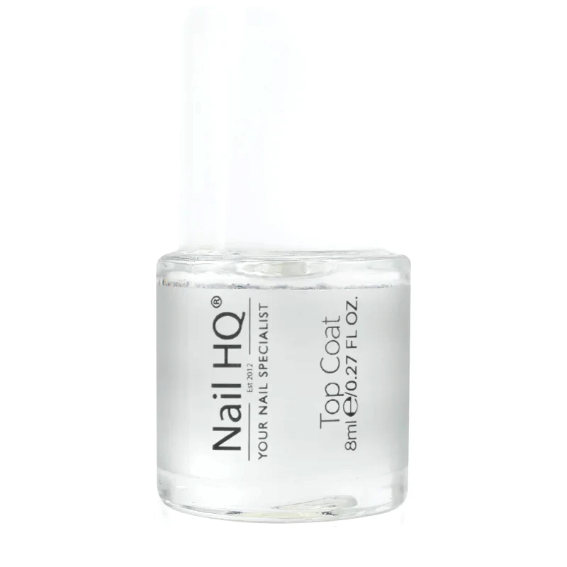 Nail HQ Nail HQ Essentials Top Coat τοπ βερνίκι νυχιών χωρίς χρήση UV/LED λαμπτήρα 8 ml