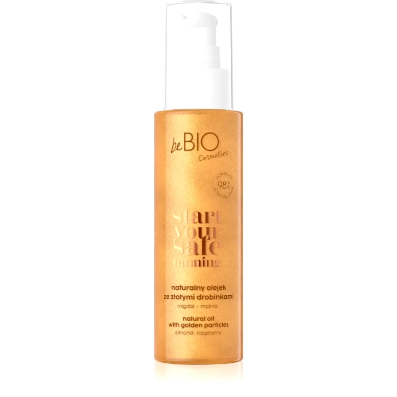 beBIO beBIO Safe Tanning θρεπτικό λάδι σώματος με στρας 100 ml
