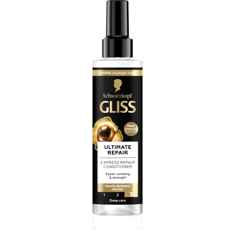 Schwarzkopf Schwarzkopf Gliss Ultimate Repair αναγεννητικό μαλακτικό χωρίς ξέβγαλμα για ξηρά και κατεστραμμένα μαλλιά 200 ml