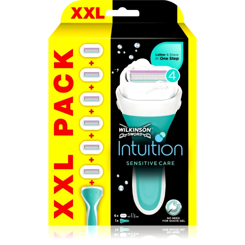 Wilkinson Sword Intuition Sensitive Care ξυριστική μηχανή + ανταλλακτικές κεφαλές 6 τεμ φωτογραφία