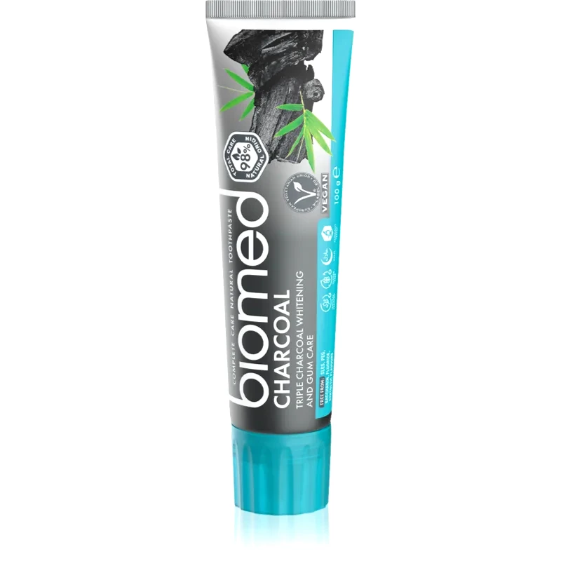 Biomed Biomed Charcoal λευκαντική οδοντόκρεμα με ενεργό άνθρακα 100 γρ