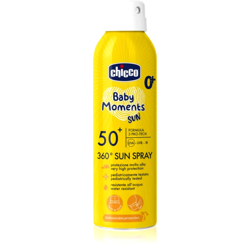 Chicco Chicco Baby Moments Sun προστατευτικό παιδικό σπρέι 0 m+ 150 ml