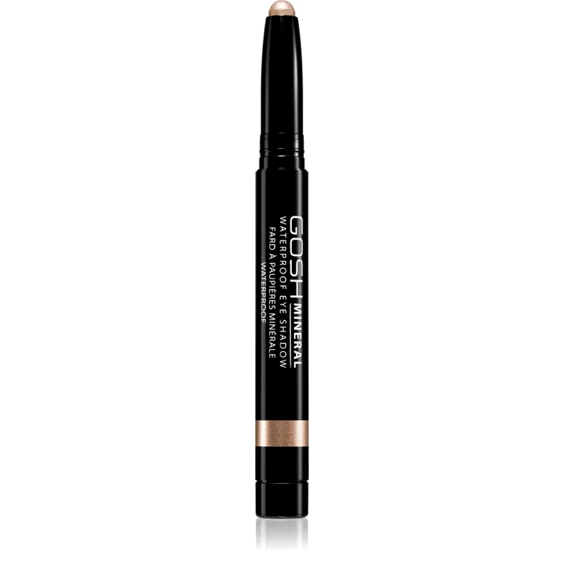 Gosh Gosh Mineral Waterproof μακράς διαρκείας σκιές ματιών σε μολύβι αδιάβροχο απόχρωση 002 Golden Brown 1,4 γρ