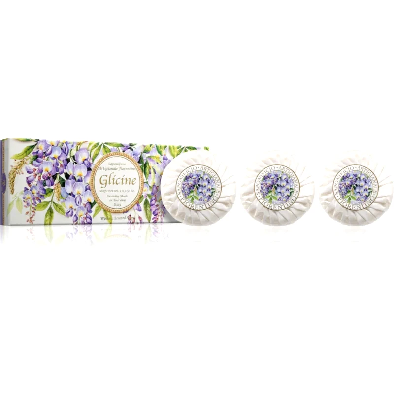 Saponificio Artigianale Fiorentino Saponificio Artigianale Fiorentino Wisteria Set σετ με στερεά σαπούνια