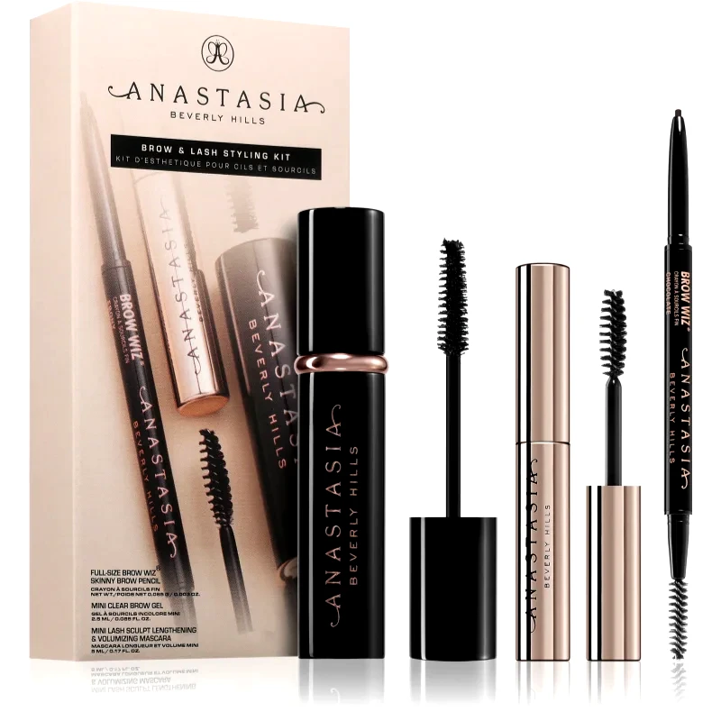 Anastasia Beverly Hills Anastasia Beverly Hills Brow & Lash Styling Kit σετ δώρου για τα μάτια και τα φρύδια απόχρωση Medium Brown