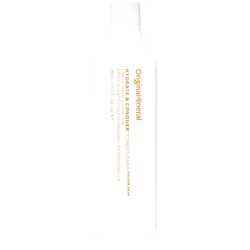Original & Mineral Original & Mineral Hydrate & Conquer ενυδατικό μαλακτικό για ξηρά,κατεσραμμένα και χημικά επεξεργαζμένα μαλλιά 350 ml