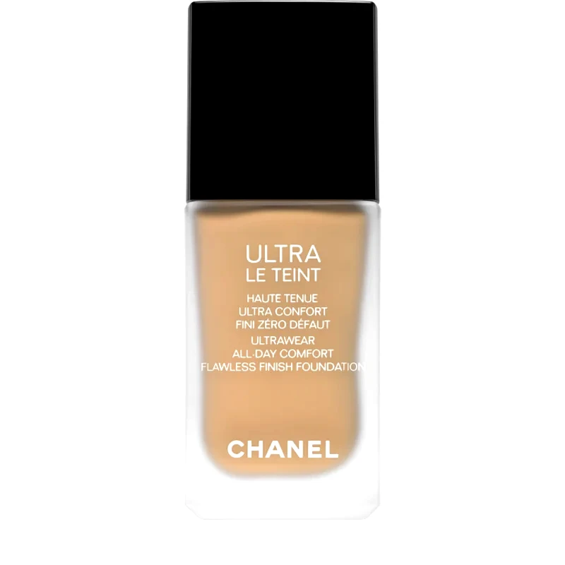Chanel Chanel Ultra Le Teint Flawless Finish Foundation μακράς διαρκείας ματ μεικ απ για ενοποίηση τόνου της απόχρωσης δέρματος απόχρωση B50 30 ml
