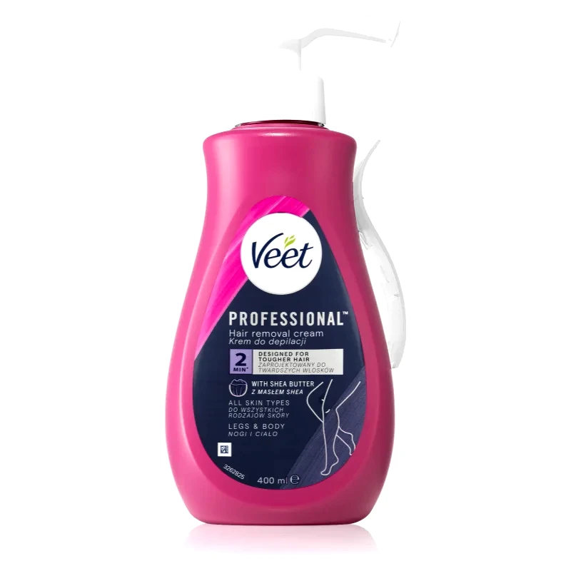 Veet Veet Professional All Skin Types αποτριχωτική κρέμα για όλους τους τύπους δέρματος 400 ml
