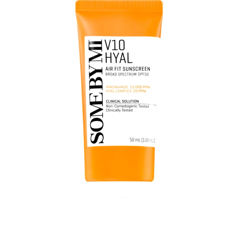 Some By Mi Some By Mi V10 Hyal Air Fit Sunscreen ελαφριά προστατευτική κρέμα προσώπου SPF 50+ 50 ml