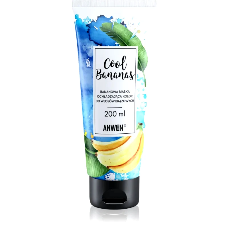 Anwen Anwen Cool Bananas Μάσκα με τεχνολογία bonding color για καφέ και σκούρες αποχρώσεις μαλλιών 200 μλ