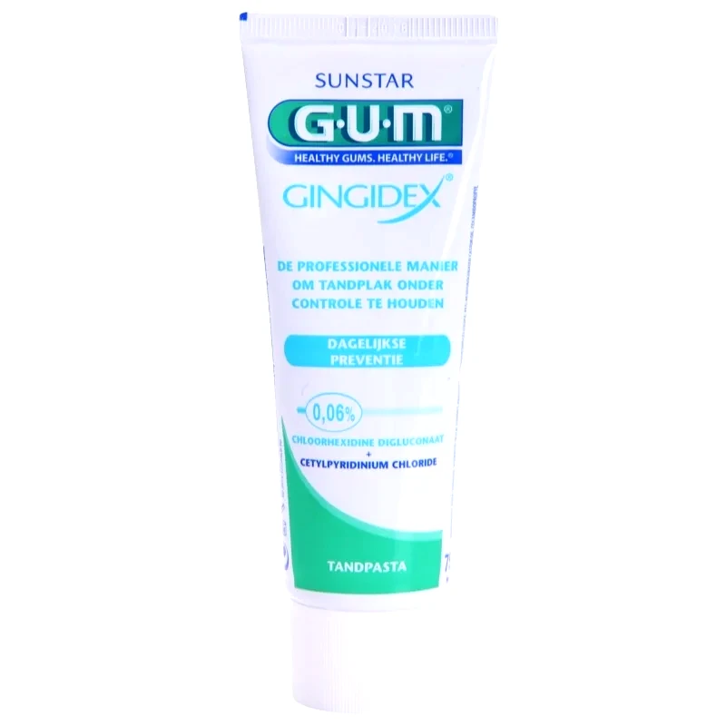 G.U.M G.U.M Gingidex 0,06% οδοντόκρεμα κατά της πλάκας και για υγιή δόντια 75 ml