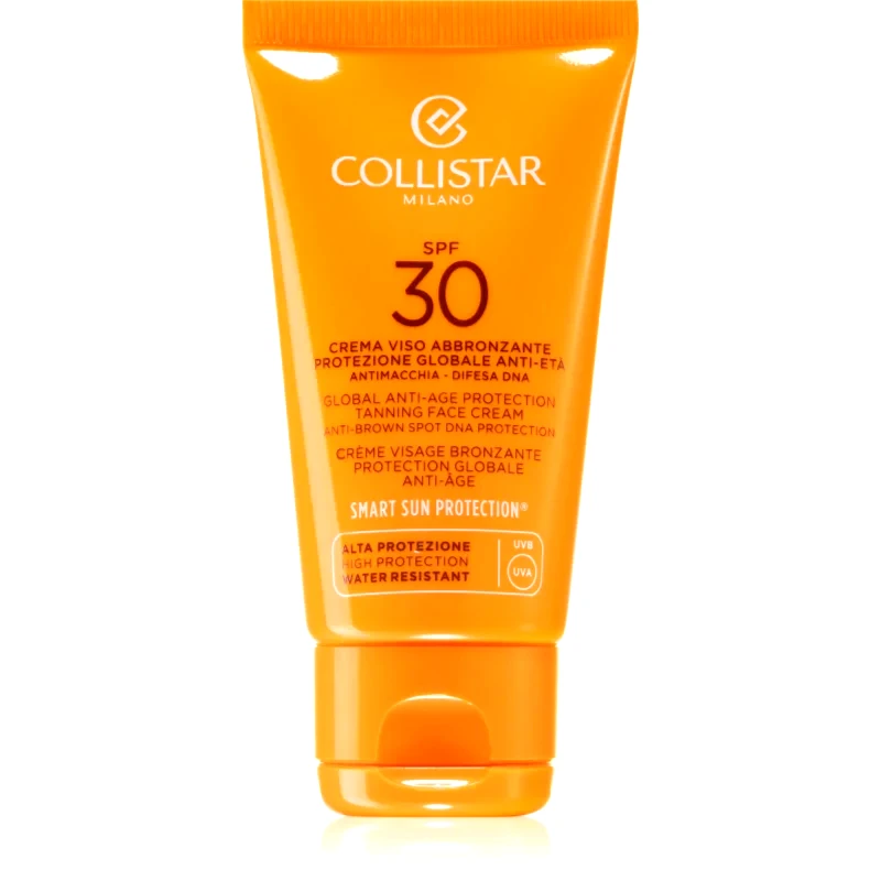 Collistar Collistar Special Perfect Tan Global Anti-Age Protection Tanning Face Cream αντηλιακή κρέμα κατά της γήρανσης της επιδερμίδας SPF 30 50 ml