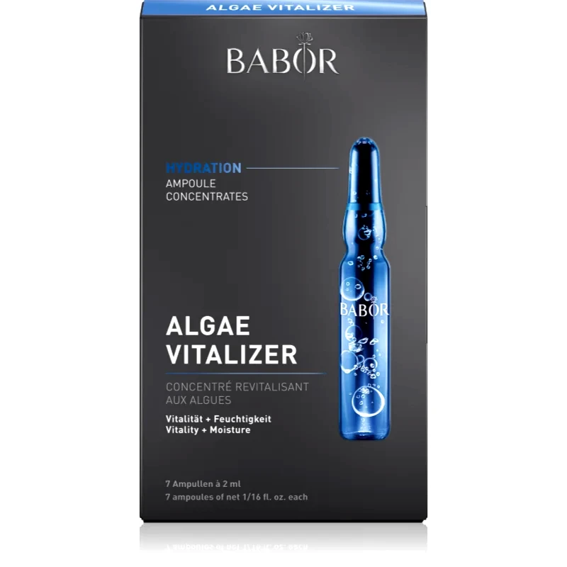 BABOR BABOR Ampoule Concentrates Algae Vitalizer αναζωογονητικός ορός προσώπου με ενυδατικό αποτέλεσμα 7x2 ml