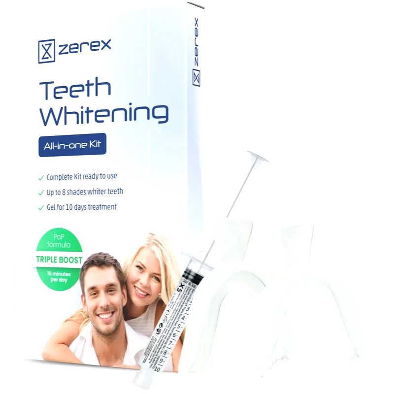 zerex Zerex Teeth whitening All-in-one Kit Σετ για απαλή λεύκανση δοντιών