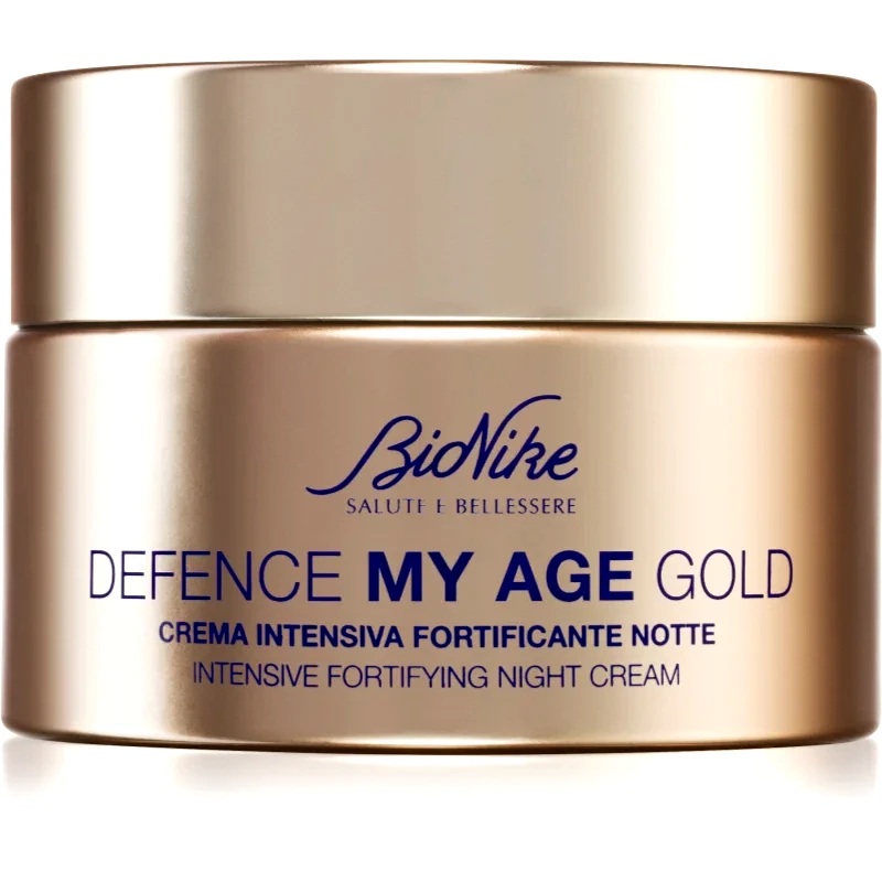 BioNike BioNike Defence My Age Gold εντατική κρέμα νύχτας για ώριμη επιδερμίδα προσώπου 50 ml