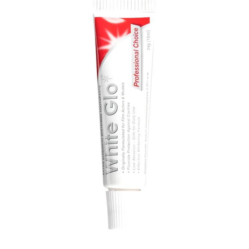 White Glo White Glo Professional Choice λευκαντική οδοντόκρεμα για ταξίδια 24 γρ