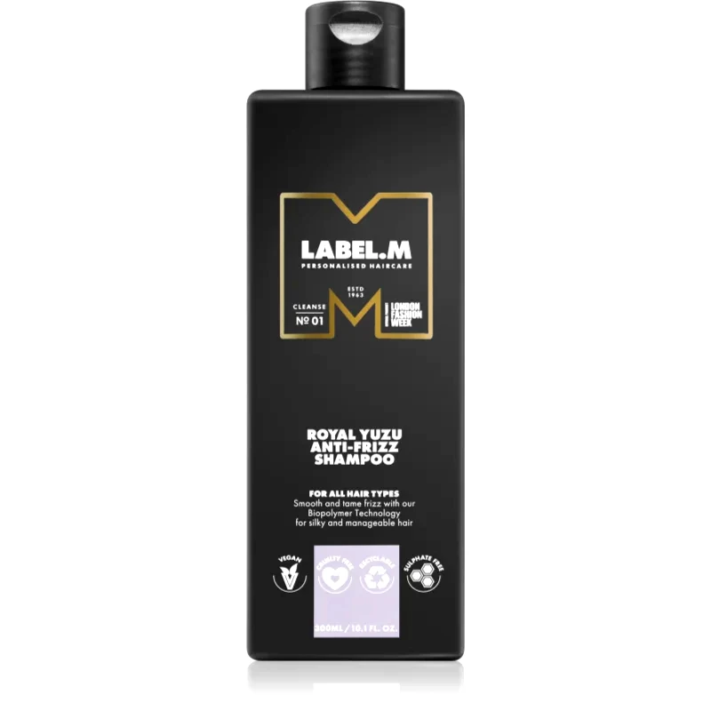 label.m label.m Royal Yuzu σαμπουάν για ατίθασα και κρεπαρισμένα μαλλιά 300 ml