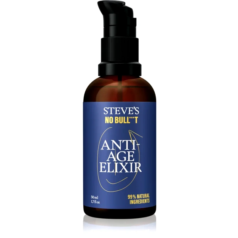 Steve's Steve's No Bull***t Anti-Age Elixir ενυδατικός ορός ενάντια στις ρυτίδες για άντρες 50 ml