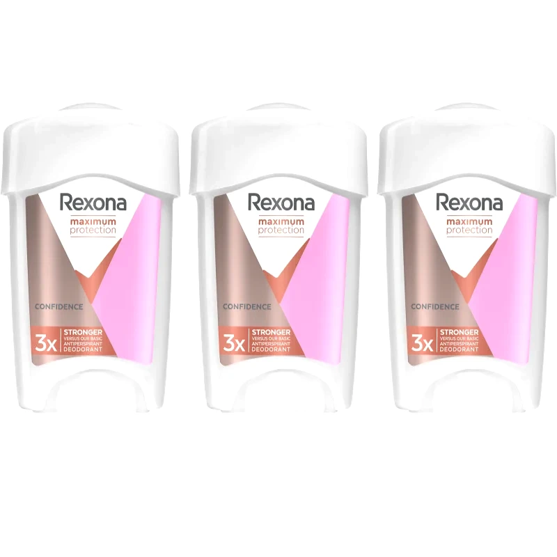 Rexona Rexona Maximum Protection Confidence κρεμώδες αντιιδροτικό για μείωση της εφίδρωσης επωφελής συσκευασία