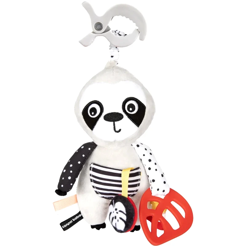 Canpol Babies Canpol babies BabiesBoo Interactive Sensory Toy κρεμαστό παιχνίδι δραστηριοτήτων με έντονα χρώματα με κλιπ