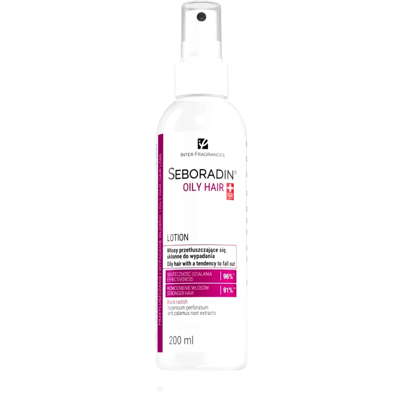 Seboradin Seboradin Oily Hair δυναμωτική φροντίδα χωρίς ξέβγαλμα κατά της πιτυρίδας και της τριχόπτωσης 200 ml