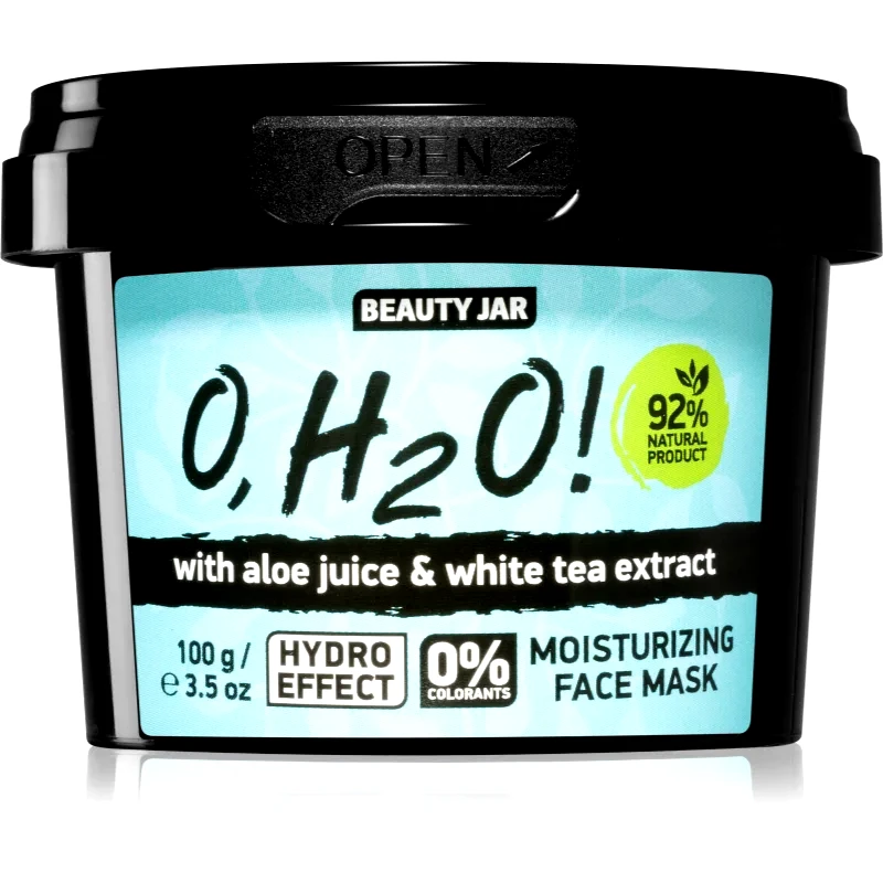 Beauty Jar Beauty Jar O, H2O! ενυδατική μάσκα προσώπου με αλόη βέρα 120 γρ