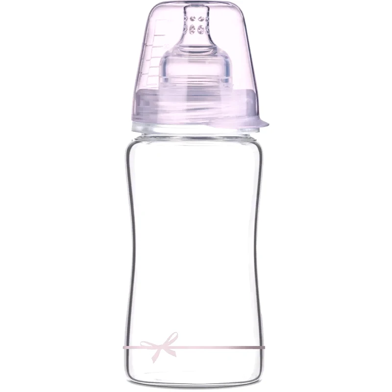 LOVI LOVI Baby Shower Girl μπιμπερό Glass 250 ml