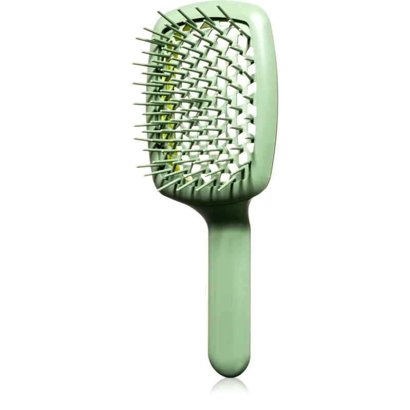 Janeke Janeke Curvy "M" Vented Brush επίπεδη βούρτσα για θερμική επεξεργασία μαλλιών 21 x 8,5 x 4 cm 1 τμχ
