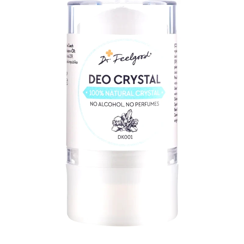 Dr. Feelgood Dr. Feelgood Deo Crystal αποσμητικό σε στικ με μεταλλικά στοιχεία 115 γρ