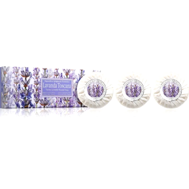 Saponificio Artigianale Fiorentino Saponificio Artigianale Fiorentino Tuscan Lavender Set σετ με στερεά σαπούνια