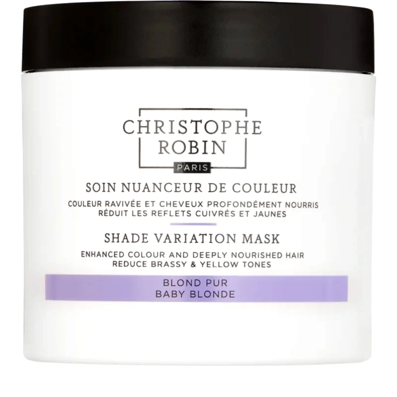 Christophe Robin Christophe Robin Shade Variation Mask θρεπτική κρεμώδης μάσκα για τα μαλλιά απόχρωση Baby Blond 250 ml