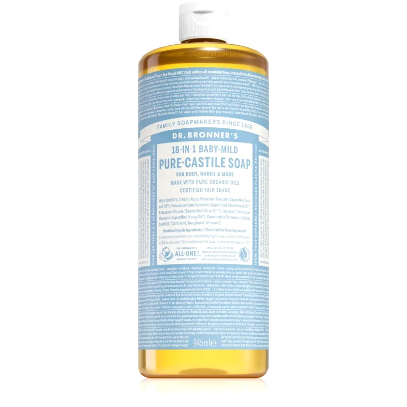 Dr. Bronner’s Dr. Bronner’s Baby-Mild υγρό σαπούνι γενικής χρήσης χωρίς άρωμα 945 μλ